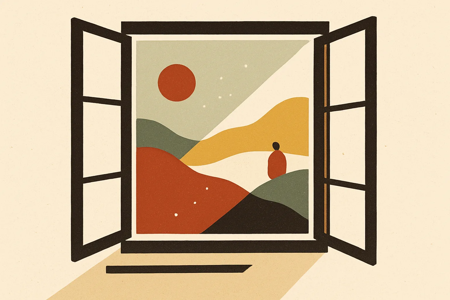 Illustration zum Thema Neue Ideen durch Inspiration
