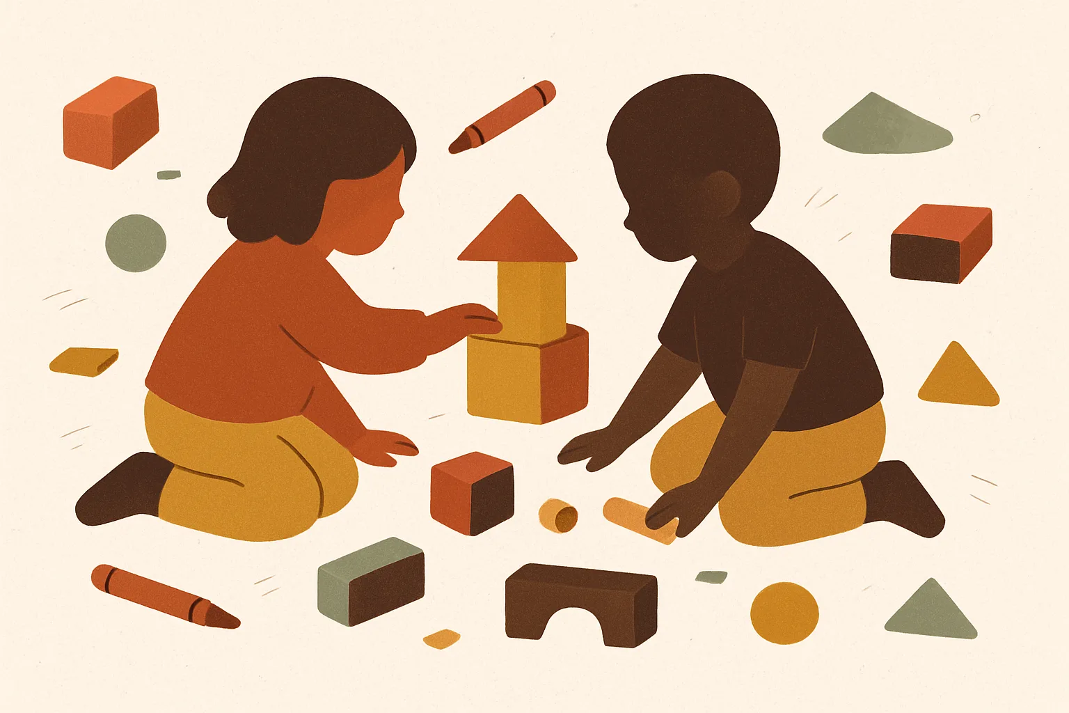 Illustration zum Thema Kreativität bei Kindern